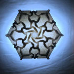 Rosette Elke transparent