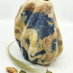 Vase "Pierre bleu". Pièce unique