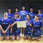男子団体戦第三位　茨城大学