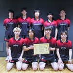 男子団体戦準優勝　新潟大学