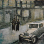 oldtimer, acrylic on canvas, 50 x 40