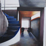 interior II, acrylic on canvas, 90 x 70