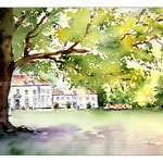 Wilhelm Bush Museum in Hannover(2) / Watercolour 20x31cm