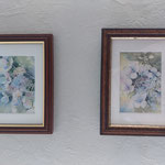 Hydrangea I +II 2022  12x17cm / Watercolour by ©janinaB.