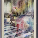 summer rain (O2) / Watercolour 20x30cm © janinaB. 2017