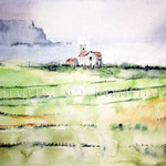 Kirche in Nordirland (24) / Watercolour 30x40cm