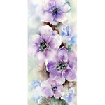 Anemones III 2021 (32) 12x40cm / Watercolour by ©janinaB. 