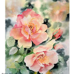Roses XIV 2018 / 30x40cm (22) / Watercolour by ©janinaB.
