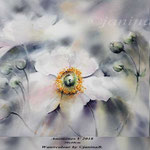 Anemones V 2018 / 30x40cm (22) / Watercolour by ©janinaB.