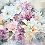 #Flowers XII 2021(32) 30x40 / #Watercolour by ©janinaB. 