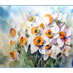 Osterglocken I 2014 (15) / Watercolour 30x40cm