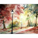 im Park (11) / Watercolour 30x40cm