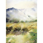 Landscape I 2023 (O2) 20x30cm / Watercolour by ©janinaB.