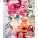 Rosen XIX (5) / Aquarell 24x34cm  © janinaB.