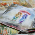 002/2021 Watercolour 26x26cm (4) by janinaB.