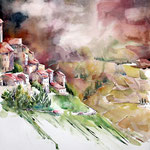 Castelluccio (24) / Aquarell auf Arches 30x40cm