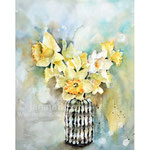Daffodils V 2021 (32) 30x40 / Watercolour by ©janinaB. 