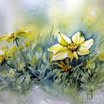 Flowers III 2020 (28) / 30x40cm  Watercolour by ©janinaB.