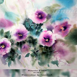 Petunias I 2018 / 30x40cm (22) / Watercolour by ©janinaB.