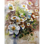 wild roses I 2020 (30) / 30x40cm Watercolour by ©janinaB. 