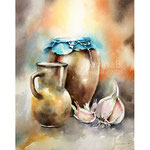 Still life II 2021 (O4) / Watercolour 20x30cm © janinaB. 