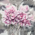 Sweet pea II 2021 (30) 30x40cm / Watercolour by ©janinaB. 