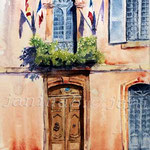 Hauseingang-(6) / Watercolour 24x36cm