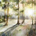 Forrest I 2023 (O6) 20x30cm / Watercolour by ©janinaB.