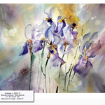 Irises I 2017 (17) / Watercolour 30x40cm on Arches CP © janinaB. 2017