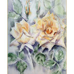 gelbe Rosen I 2013 (18) / Watercolour 24x34cm