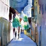 Sacre-Coeur-III (12) / Watercolour sketch 27x35cm Fabriano Studio © janinaB. 2016 