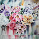 Flowers VII 2018 / 56x76cm (M1) / Watercolour by ©janinaB.