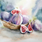 Figs I 2021 (31) / 25x27cm Watercolour by © janinaB. 