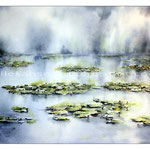 Seerosenteich (T2) / Watercolour 31x41cm