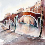 Venice IV (O6) / Watercolour 20x26cm  Arches CP ©janinaB.