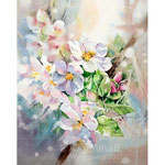 apple blossom III 2021 (32) 30x40cm / Watercolour by ©janinaB. 