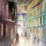 Lublin III (O6) / Watercolour 30x20cm  on Arches CP © janinaB. 2016