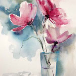 Flowers IV 2020 (O3) / 20x30cm Watercolour by ©janinaB. 