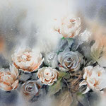 Roses XI 2020 (30) / 30x40cm Watercolour by ©janinaB. 