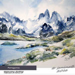 Patagonia (6) / Watercolour 30x40cm  Fabriano CP © janinaB. 2016