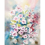 Roses III 2021 (30) 30x40cm / Watercolour by ©janinaB. 