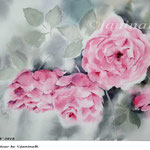 Roses XV 2018 / 30x40cm / (22) / Watercolour by ©janinaB.