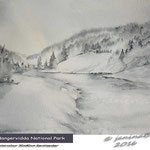 Hardangervidda National Park (12) / Watercolour 30x40cm Gerstaecker 450g © janinaB. 2016