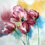 Tulips II 2020 (28) / 30x40cm  Watercolour by ©janinaB.