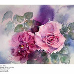Rosen XX / Aquarell 23x31cm   © janinaB. /  nicht verfügbar