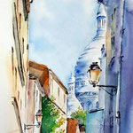 Sacre Coeur II (12) / Aquarell 23x30,50 cm auf Fabriano © janinaB. 2016