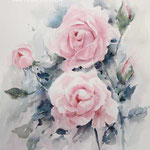 Roses IV 2020 (28) / 30x40cm  Watercolour by ©janinaB.