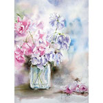 Sweet pea I 2021 (30) 30x40cm / Watercolour by ©janinaB.