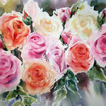 Roses (15) / Watercolour 30x40cm