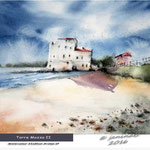 Torre Mozza II (O2) / Watercolour 23x20cm  on Arches CP ©janinaB.
